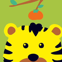 Laden Sie das Bild in den Galerie-Viewer, Malen nach Zahlen für Kinder | Gelber Tiger | Figured&#39;Art