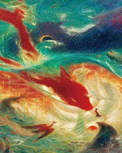 Laden Sie das Bild in den Galerie-Viewer, Malen nach Zahlen fŸr Erwachsene |ÊGrosser Fisch abstrakt | Figured&#39;Art