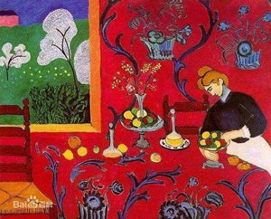 Malen nach Zahlen fŸr Erwachsene |ÊHarmonie in rot | Figured'Art