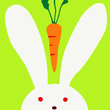 Laden Sie das Bild in den Galerie-Viewer, Malen nach Zahlen für Kinder | Hase mit Karotte 2 | Figured&#39;Art