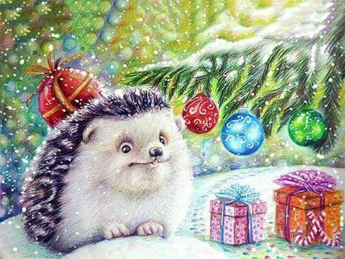 Malen nach Zahlen fŸr Erwachsene |ÊIgel und Weihnachtsgeschenke | Figured'Art