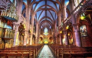 Malen nach Zahlen fŸr Erwachsene |ÊInnerhalb von Notre Dame | Figured'Art