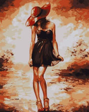 Laden Sie das Bild in den Galerie-Viewer, Malen nach Zahlen Erwachsene Junge Frau Figured&#39;Art