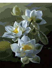 Laden Sie das Bild in den Galerie-Viewer, Malen nach Zahlen fŸr Erwachsene |ÊSchöne Lotusblüte | Figured&#39;Art