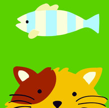 Laden Sie das Bild in den Galerie-Viewer, Malen nach Zahlen für Kinder | Katze und Fisch | Figured&#39;Art