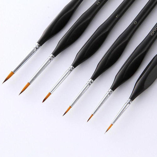 Pinselset – 6 ergonomische Präzisionspinsel