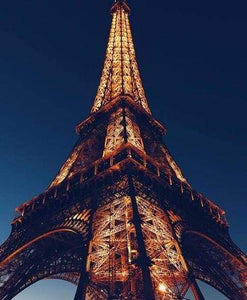 Malen nach Zahlen fŸr Erwachsene |ÊDer Eiffelturm in der Nacht | Figured'Art