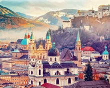 Laden Sie das Bild in den Galerie-Viewer, Malen nach Zahlen fŸr Erwachsene |ÊDie Stadt Salzburg | Figured&#39;Art