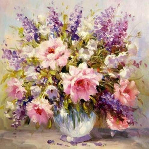 Malen nach Zahlen fŸr Erwachsene |ÊLavendel in voller Blüte | Figured'Art