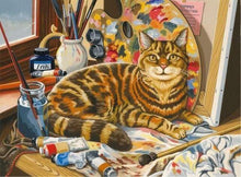Laden Sie das Bild in den Galerie-Viewer, Malen nach Zahlen fŸr Erwachsene |ÊMalende Katze | Figured&#39;Art