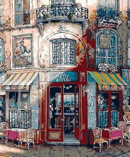 Laden Sie das Bild in den Galerie-Viewer, Malen nach Zahlen fŸr Erwachsene |ÊDas kleine Bistro | Figured&#39;Art