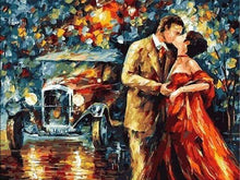 Laden Sie das Bild in den Galerie-Viewer, Malen nach Zahlen fŸr Erwachsene |ÊLeonid Afremov Liebhaber im Regen | Figured&#39;Art