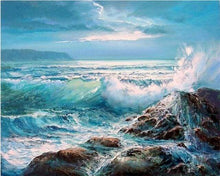 Laden Sie das Bild in den Galerie-Viewer, Malen nach Zahlen fŸr Erwachsene |ÊWellen | Figured&#39;Art