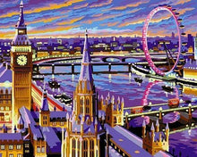 Laden Sie das Bild in den Galerie-Viewer, Malen nach Zahlen fŸr Erwachsene |ÊLondon bunt | Figured&#39;Art