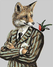 Laden Sie das Bild in den Galerie-Viewer, Malen nach Zahlen fŸr Erwachsene |ÊWolf Dandy | Figured&#39;Art