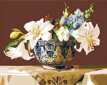 Laden Sie das Bild in den Galerie-Viewer, Malen nach Zahlen fŸr Erwachsene |ÊDuftende Lilien | Figured&#39;Art