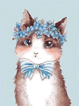 Laden Sie das Bild in den Galerie-Viewer, Malen nach Zahlen fŸr Erwachsene |ÊFräulein Katze | Figured&#39;Art