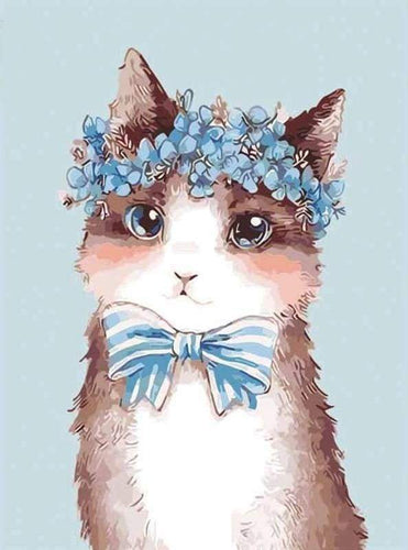 Malen nach Zahlen fŸr Erwachsene |ÊFräulein Katze | Figured'Art