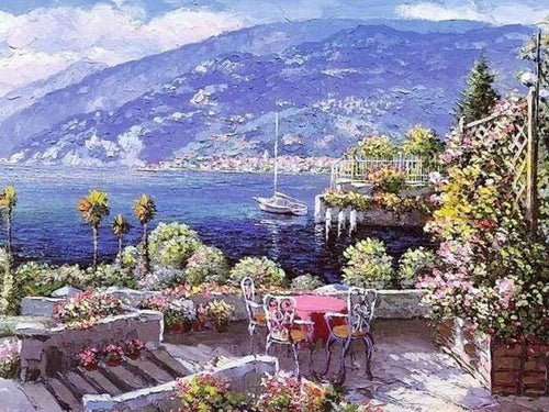 Malen nach Zahlen fŸr Erwachsene |ÊHerrliche Aussicht | Figured'Art