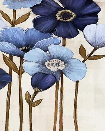 Blaue Blüten