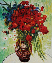 Laden Sie das Bild in den Galerie-Viewer, Malen nach Zahlen fŸr Erwachsene |ÊGänseblümchen und Mohnblumen | Figured&#39;Art