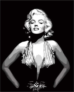 Malen nach Zahlen Erwachsene Marilyn Monroe Figured'Art