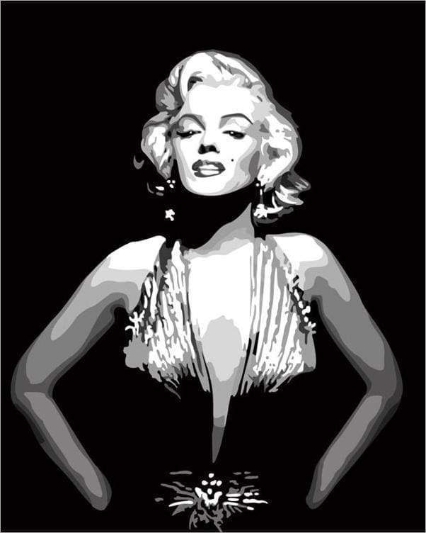 Malen nach Zahlen Erwachsene Marilyn Monroe Figured'Art
