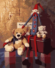 Laden Sie das Bild in den Galerie-Viewer, Malen nach Zahlen fŸr Erwachsene |ÊTeddybär und Puppen | Figured&#39;Art