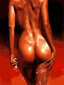 Malen nach Zahlen fŸr Erwachsene |ÊHüllenlos rot | Figured'Art