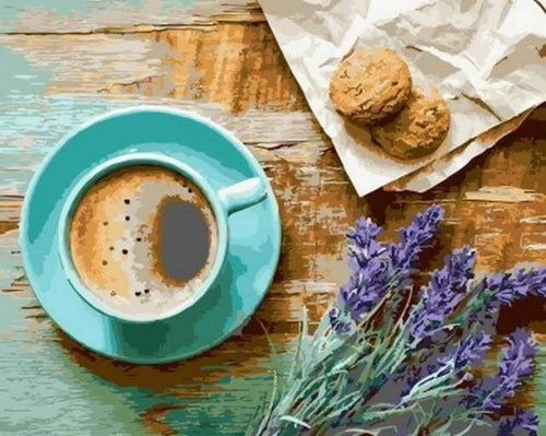 Malen nach Zahlen fŸr Erwachsene |ÊKaffeepause | Figured'Art