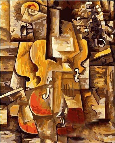 Malen nach Zahlen fŸr Erwachsene |ÊPicasso Violine und Trauben | Figured'Art