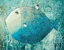 Laden Sie das Bild in den Galerie-Viewer, Malen nach Zahlen fŸr Erwachsene |ÊKünstlerische Fische | Figured&#39;Art
