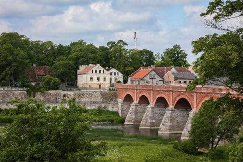 Malen nach Zahlen fŸr Erwachsene |ÊBrücke über dem Fluss | Figured'Art