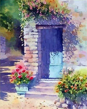 Laden Sie das Bild in den Galerie-Viewer, Malen nach Zahlen fŸr Erwachsene |ÊTüre mit Blumen | Figured&#39;Art