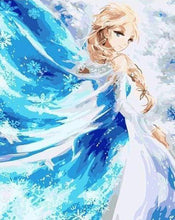 Laden Sie das Bild in den Galerie-Viewer, Malen nach Zahlen fŸr Erwachsene |ÊPrinzessin in Blau | Figured&#39;Art