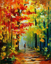 Laden Sie das Bild in den Galerie-Viewer, Malen nach Zahlen fŸr Erwachsene |ÊEinsamer spaziergang im Wald | Figured&#39;Art