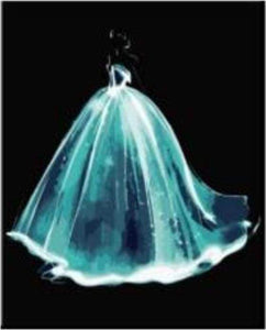 Malen nach Zahlen fŸr Erwachsene |ÊKristallklares Brautkleid | Figured'Art