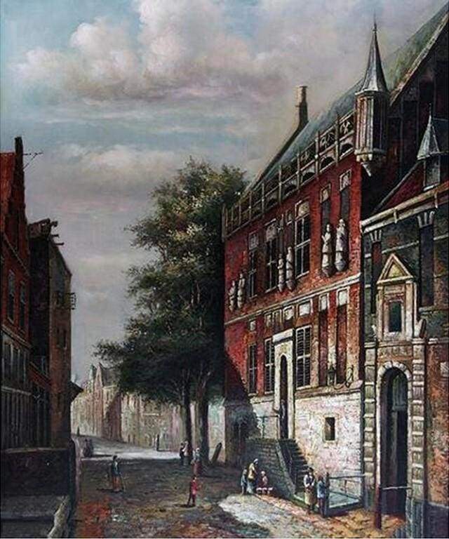 Malen nach Zahlen fŸr Erwachsene |ÊAlte Straße | Figured'Art