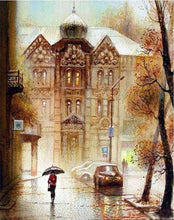 Laden Sie das Bild in den Galerie-Viewer, Malen nach Zahlen fŸr Erwachsene |ÊStraße im Winter in Russland | Figured&#39;Art