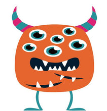 Laden Sie das Bild in den Galerie-Viewer, Malen nach Zahlen für Kinder | Sechsäugiges Monster | Figured&#39;Art