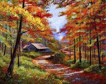 Laden Sie das Bild in den Galerie-Viewer, Malen nach Zahlen fŸr Erwachsene |ÊPfad im Herbst | Figured&#39;Art