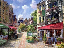 Laden Sie das Bild in den Galerie-Viewer, Malen nach Zahlen fŸr Erwachsene |ÊTerrasse am Mittelmeer | Figured&#39;Art