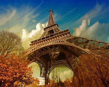 Laden Sie das Bild in den Galerie-Viewer, Malen nach Zahlen fŸr Erwachsene |ÊEiffelturm im Herbst | Figured&#39;Art
