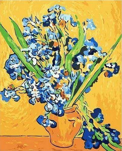 Malen nach Zahlen fŸr Erwachsene |ÊVan Gogh - Schwertlilien | Figured'Art