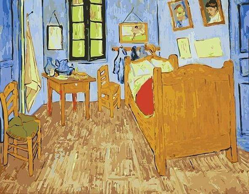 Malen nach Zahlen fŸr Erwachsene |ÊVan Gogh - Das Haus | Figured'Art