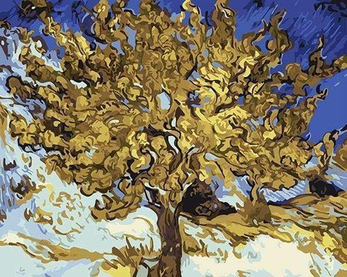 Malen nach Zahlen fŸr Erwachsene |ÊVan Gogh - Maulbeerbaum | Figured'Art