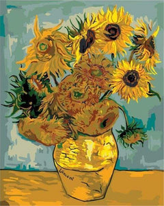 Malen nach Zahlen fŸr Erwachsene |ÊVan Gogh - Sonnenblumen | Figured'Art