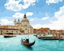 Laden Sie das Bild in den Galerie-Viewer, Malen nach Zahlen fŸr Erwachsene |ÊSonniges Venedig | Figured&#39;Art