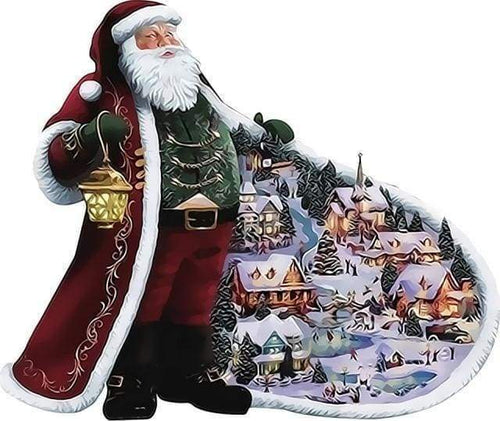 Malen nach Zahlen fŸr Erwachsene |ÊJacke des Weihnachtsmannes | Figured'Art