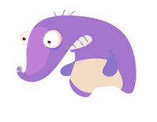 Laden Sie das Bild in den Galerie-Viewer, Malen nach Zahlen für Kinder | Violettes Monster 3 | Figured&#39;Art